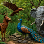 Noida’s New Waste-to-Wonder Park Features Life-Size Animal Sculptures: Walk Among Tigers, Lions, and Giraffes