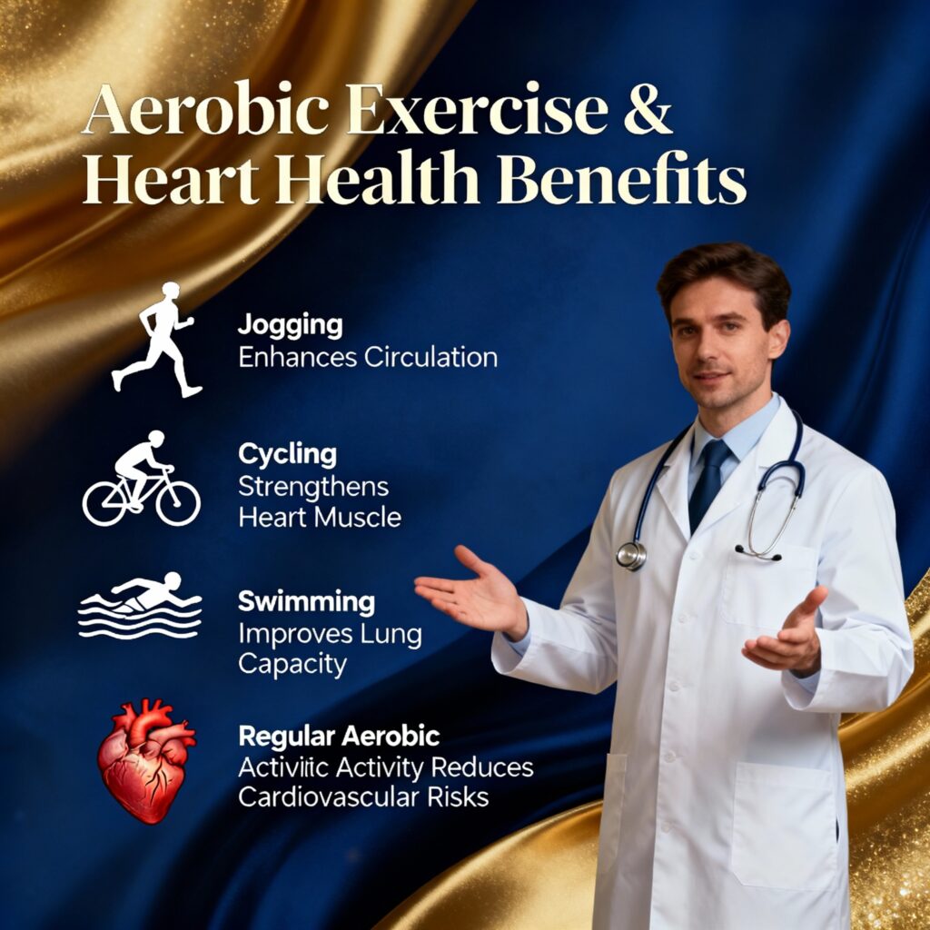 Aerobic Exercise Lowers Blood Pressure