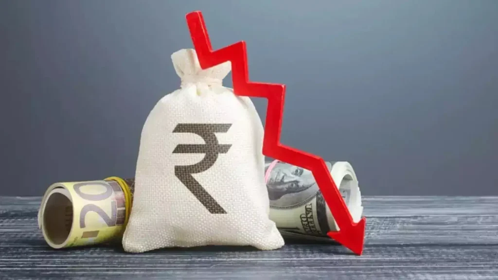 rupee hits all-time low