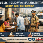 Public Holiday Declared in Maharashtra on January 15 for Civic Body Elections