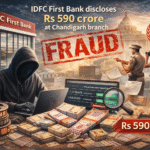 IDFC First Bank discloses Rs 590 crore fraud at Chandigarh branch involving Haryana government accounts