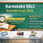 Karnataka SSLC Kannada Exam 2026 on March 18: Check Important Topics, Timing & Last-Minute Tips