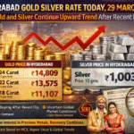Hyderabad Gold Silver Rate Today, 29 March 2026: Gold and Silver Continue Upward Trend After Recent Dip