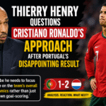Thierry Henry Questions Cristiano Ronaldo’s Approach After Portugal’s Disappointing Result