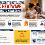 Parents Resort to Hotel Stays as UK Heatwave Poses Risk to Newborns
