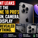 Recent leaks about the iPhone 18 Pro’s design, camera, and display