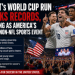 USMNT’s World Cup Run Breaks Records, Emerging as America’s
