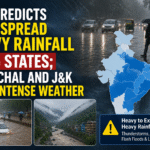 IMD Predicts Widespread Heavy Rainfall in 15 States; Himachal and J&K Face Intense Weather