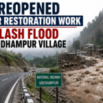 NH Reopened After Restoration Work as Flash Flood Hits Udhampur Village 