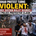 Bihar Protest Turns Violent: Three Sustain Bullet Injuries in Police-Protester Clash