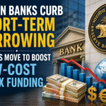 Indian Banks Curb Short-Term Borrowing on RBI’s Move to Boost