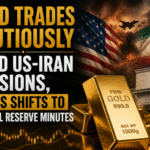 Gold Trades Cautiously Amid US-Iran Tensions, Focus Shifts to Federal