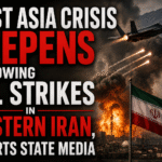 West Asia Crisis Deepens Following U.S. Strikes in Western Iran, Reports State Media