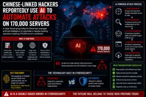 Chinese-Linked Hackers Reportedly Use AI to Automate Attacks on 170,000 Servers