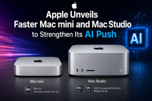 Apple Unveils Faster Mac mini and Mac Studio to Strengthen Its AI Push