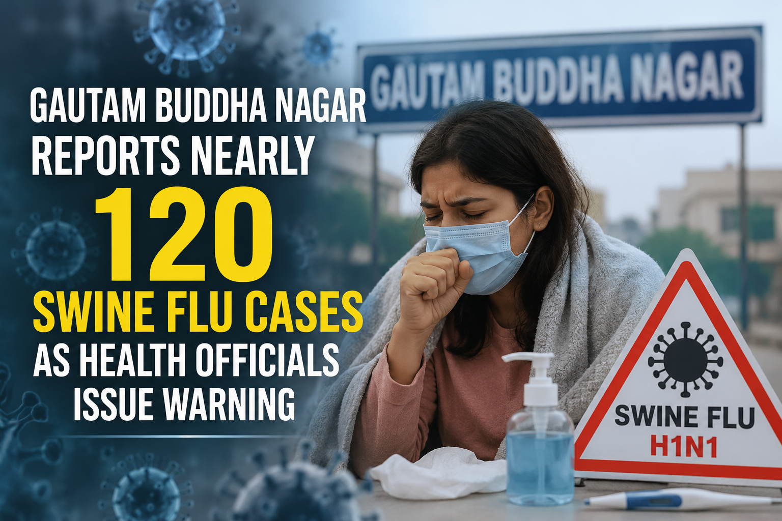 Gautam Buddha Nagar Reports Nearly 120 Swine Flu Cases as Health Officials Issue Warning