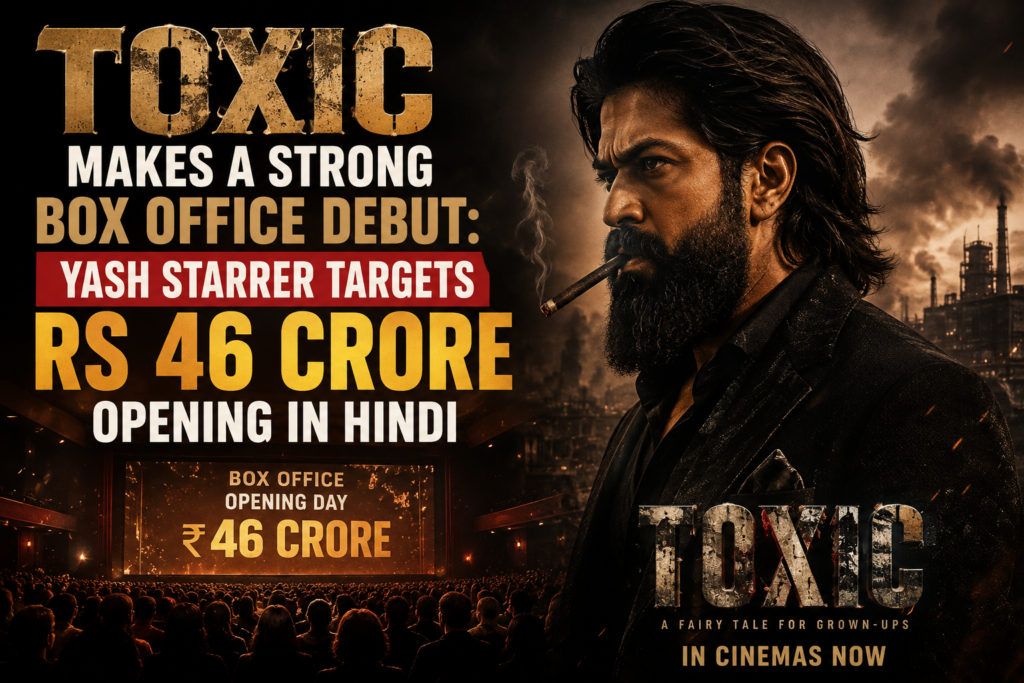 Toxic Makes a Strong Box Office Debut: Yash Starrer Targets Rs 46 Crore Opening in Hindi