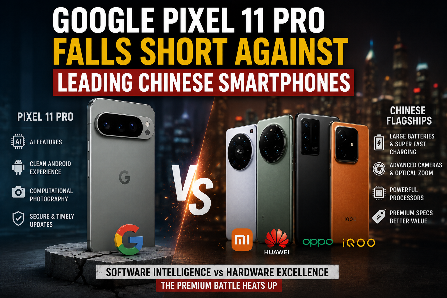 Google Pixel 11 Pro Falls Short Against Leading Chinese Smartphones