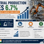 Industrial Production Rises 6.7% in July, Powered by Manufacturing Growth