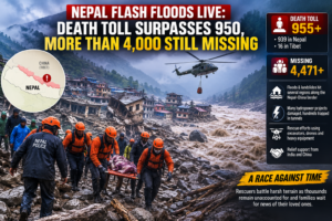 Nepal Flash Floods LIVE: Death Toll Surpasses 950, More Than 4,000 Still Missing 