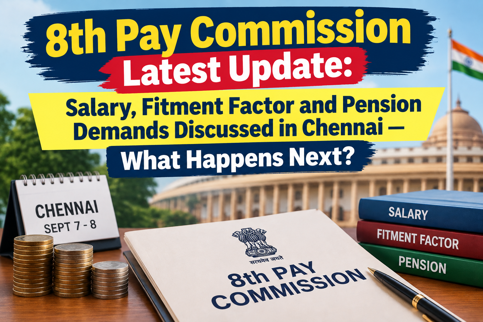8th Pay Commission Latest Update: Salary, Fitment Factor and Pension Demands Discussed in Chennai — What Happens Next?