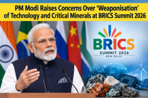PM Modi Raises Concerns Over ‘Weaponisation’ of Technology and Critical Minerals at BRICS Summit 2026