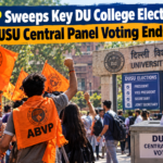 ABVP Sweeps Key DU College Elections; DUSU Central Panel Voting Ends