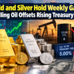 Gold and Silver Hold Weekly Gains as Falling Oil Offsets Rising Treasury Yields