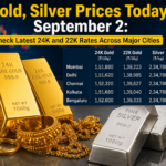 Gold, Silver Prices Today, September 2: Check Latest 24K and 22K Rates Across Major Cities