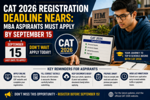 CAT 2026 Registration Deadline Nears: MBA Aspirants Must Apply by September 15