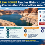 Lake Powell Reaches Historic Low, Raising Concerns Over Colorado River Water Supply
