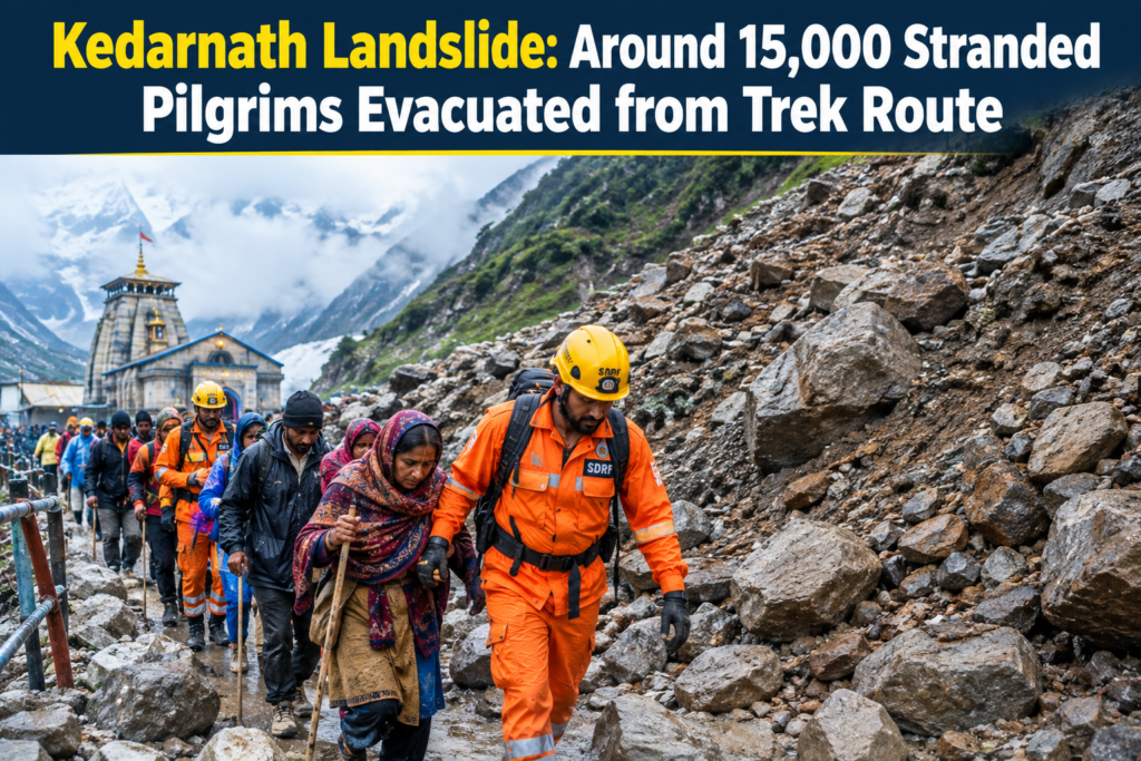 Kedarnath Landslide: Around 15,000 Stranded Pilgrims Evacuated from Trek Route