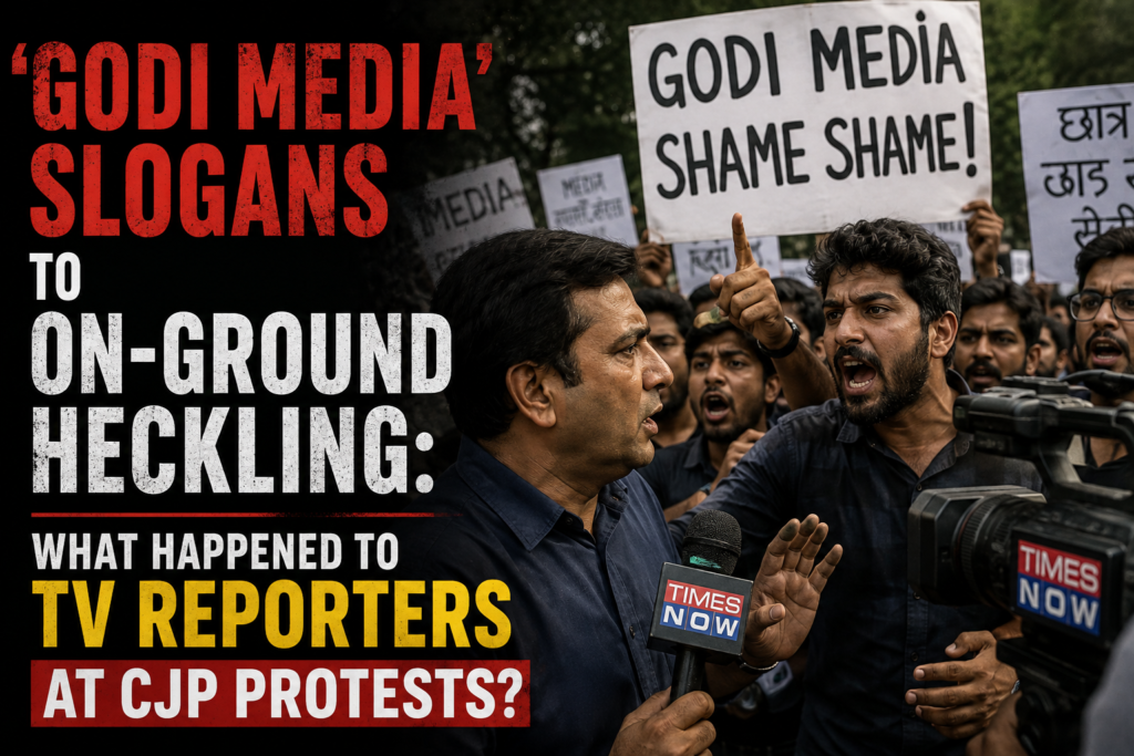 ‘Godi Media’ Slogans to On-Ground Heckling: What Happened to TV Reporters at CJP Protests?