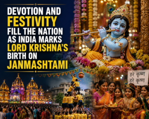 Devotion and Festivity Fill the Nation as India Marks Lord Krishna’s Birth on Janmashtami