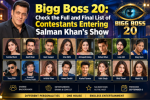 Bigg Boss 20: Check the Full and Final List of Contestants Entering Salman Khan’s Show