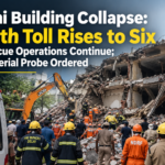 Delhi Building Collapse: Death Toll Rises to Six as Rescue Operations Continue; Magisterial Probe Ordered