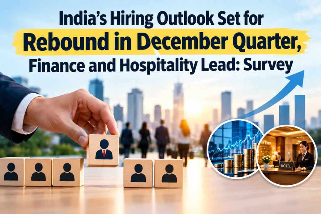 India’s Hiring Outlook Set for Rebound in December Quarter, Finance and Hospitality Lead: Survey