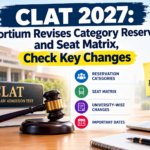 CLAT 2027: Consortium Revises Category Reservation and Seat Matrix, Check Key Changes