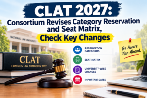 CLAT 2027: Consortium Revises Category Reservation and Seat Matrix, Check Key Changes