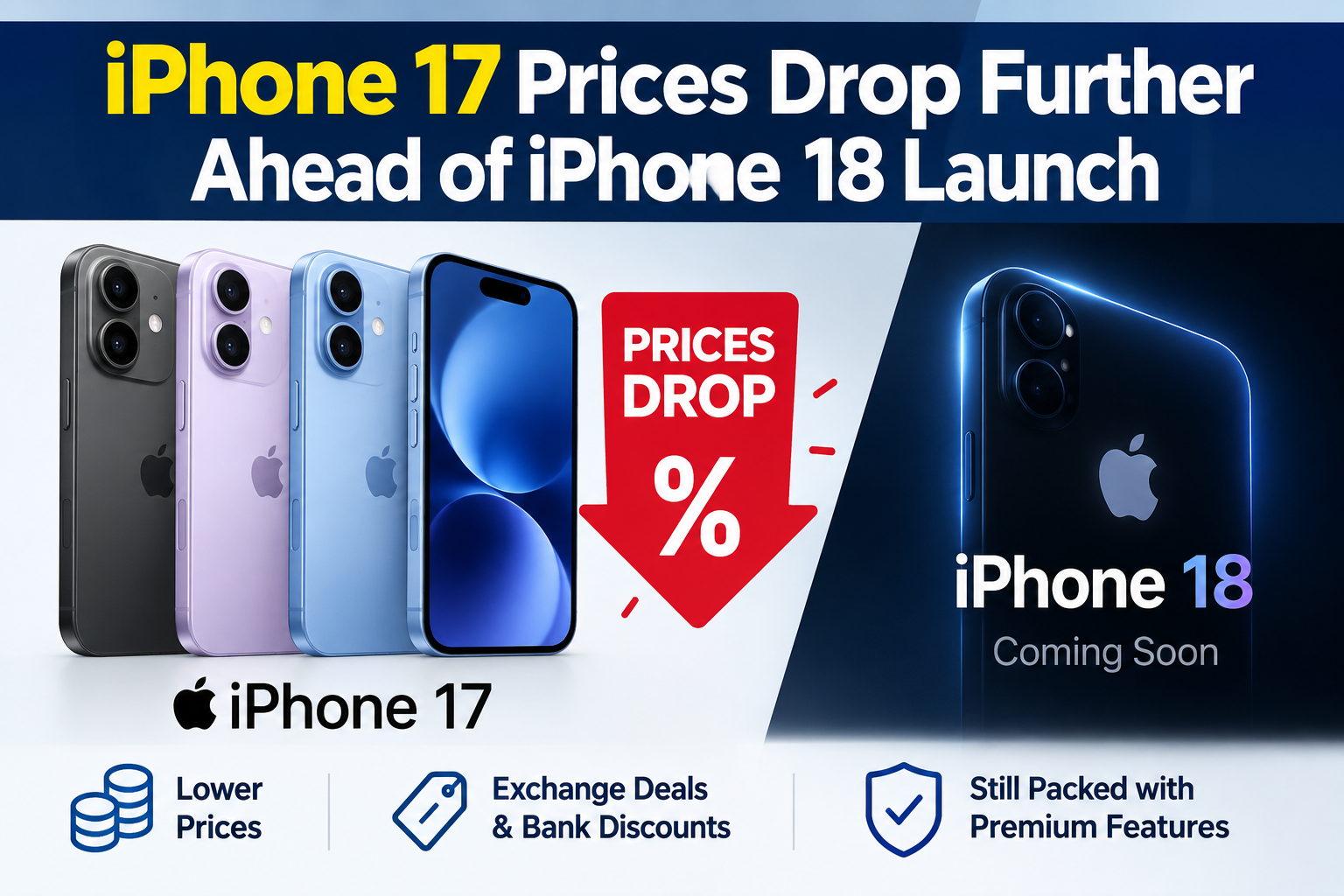 iPhone 17 Prices Drop Further Ahead of iPhone 18 Launch