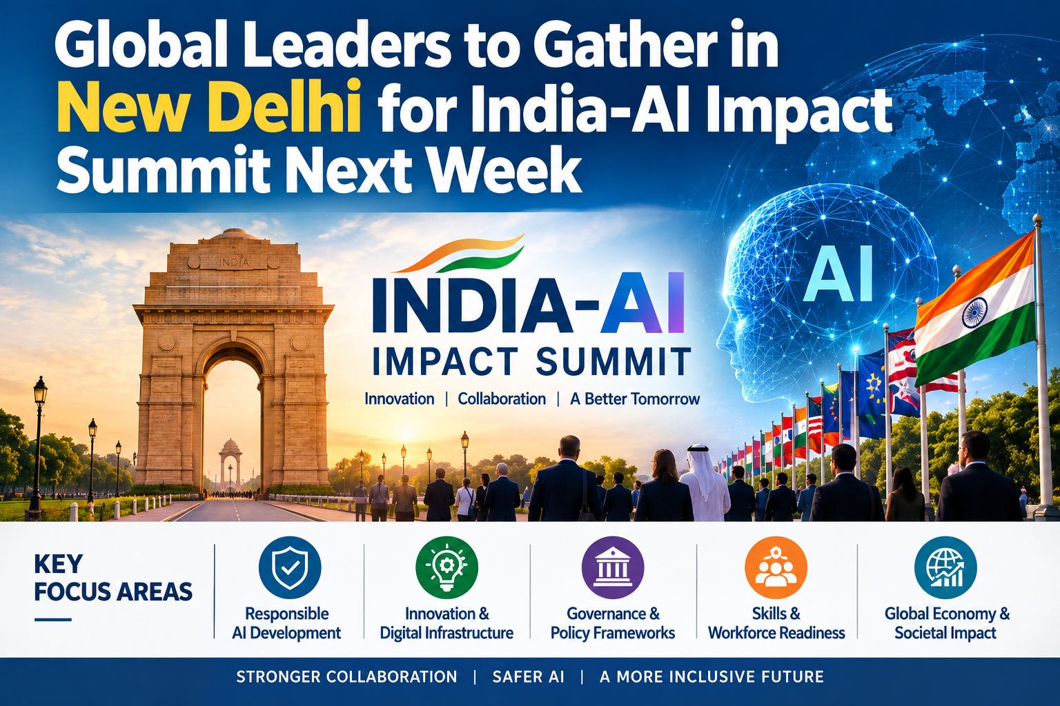Global Leaders to Gather in New Delhi for India-AI Impact Summit Next Week
