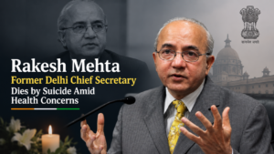 Former Delhi Chief Secretary Rakesh Mehta Dies by Suicide Amid Health Concerns: Police
