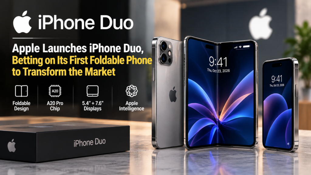 Apple Launches iPhone Duo, Betting on Its First Foldable Phone to Transform the Market