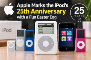 Apple Marks the iPod’s 25th Anniversary with a Fun Easter Egg