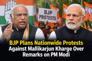 BJP Plans Nationwide Protests Against Mallikarjun Kharge Over Remarks on PM Modi