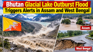 Bhutan Glacial Lake Outburst Flood Triggers Alerts in Assam and West Bengal