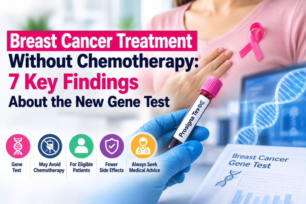 Breast Cancer Treatment Without Chemotherapy: 7 Key Findings About the New Gene Test