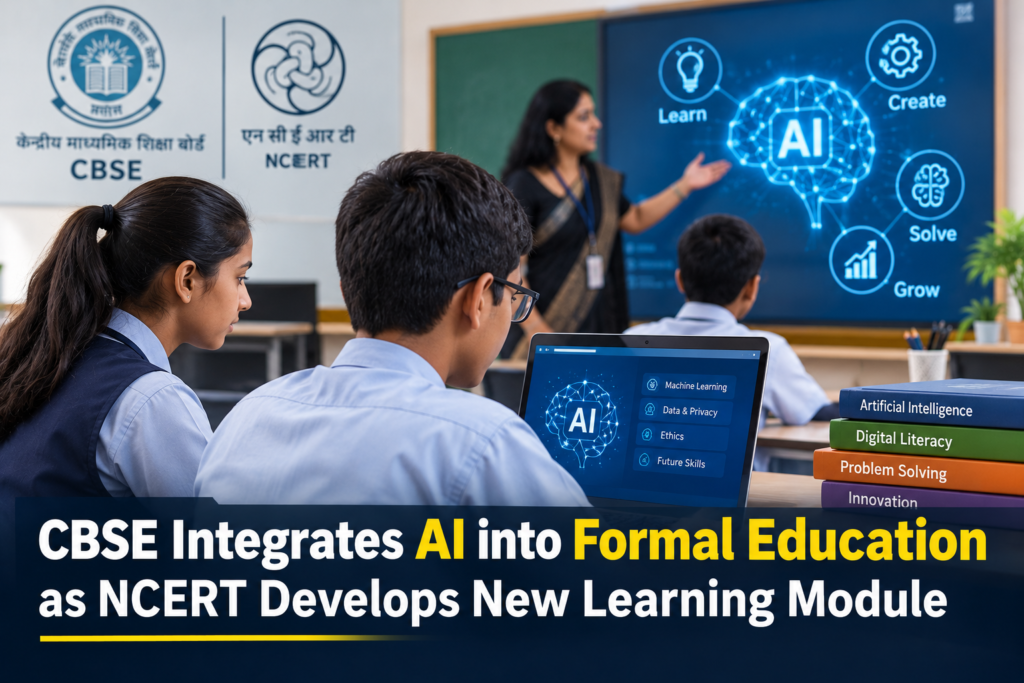 CBSE Integrates AI into Formal Education as NCERT Develops New Learning Module