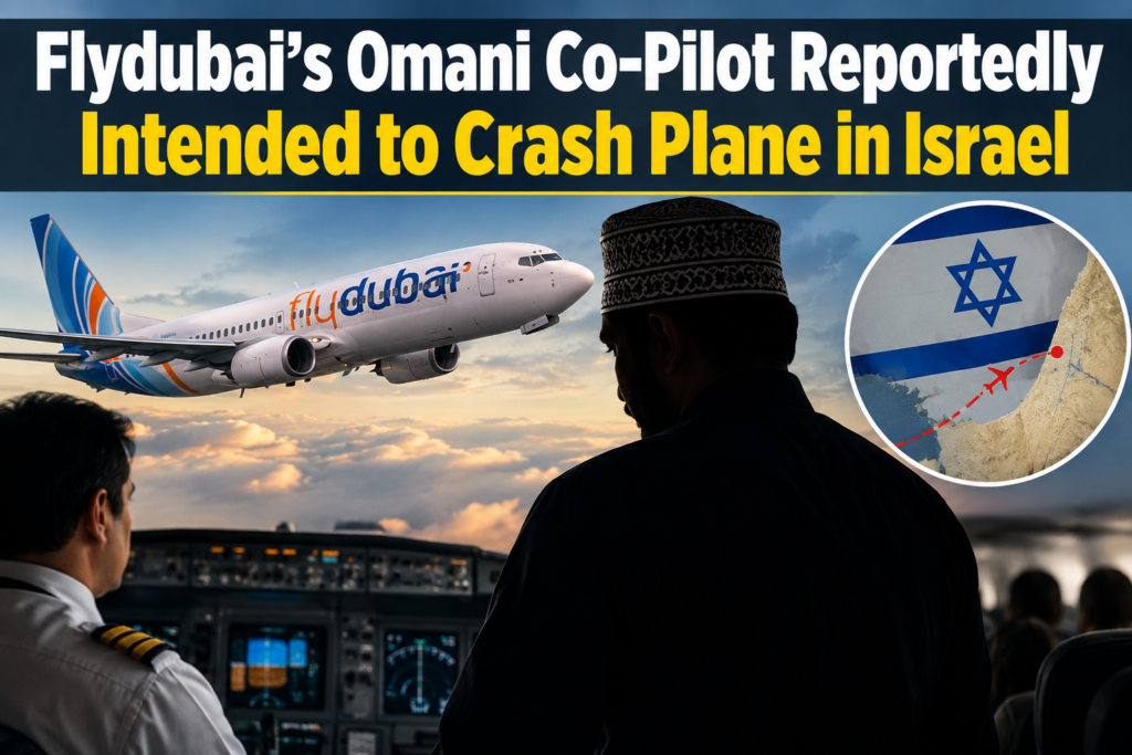 Flydubai’s Omani Co-Pilot Reportedly Intended to Crash Plane in Israel