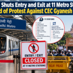 Delhi Shuts Entry and Exit at 11 Metro Stations Ahead of Protest Against CEC Gyanesh Kumar